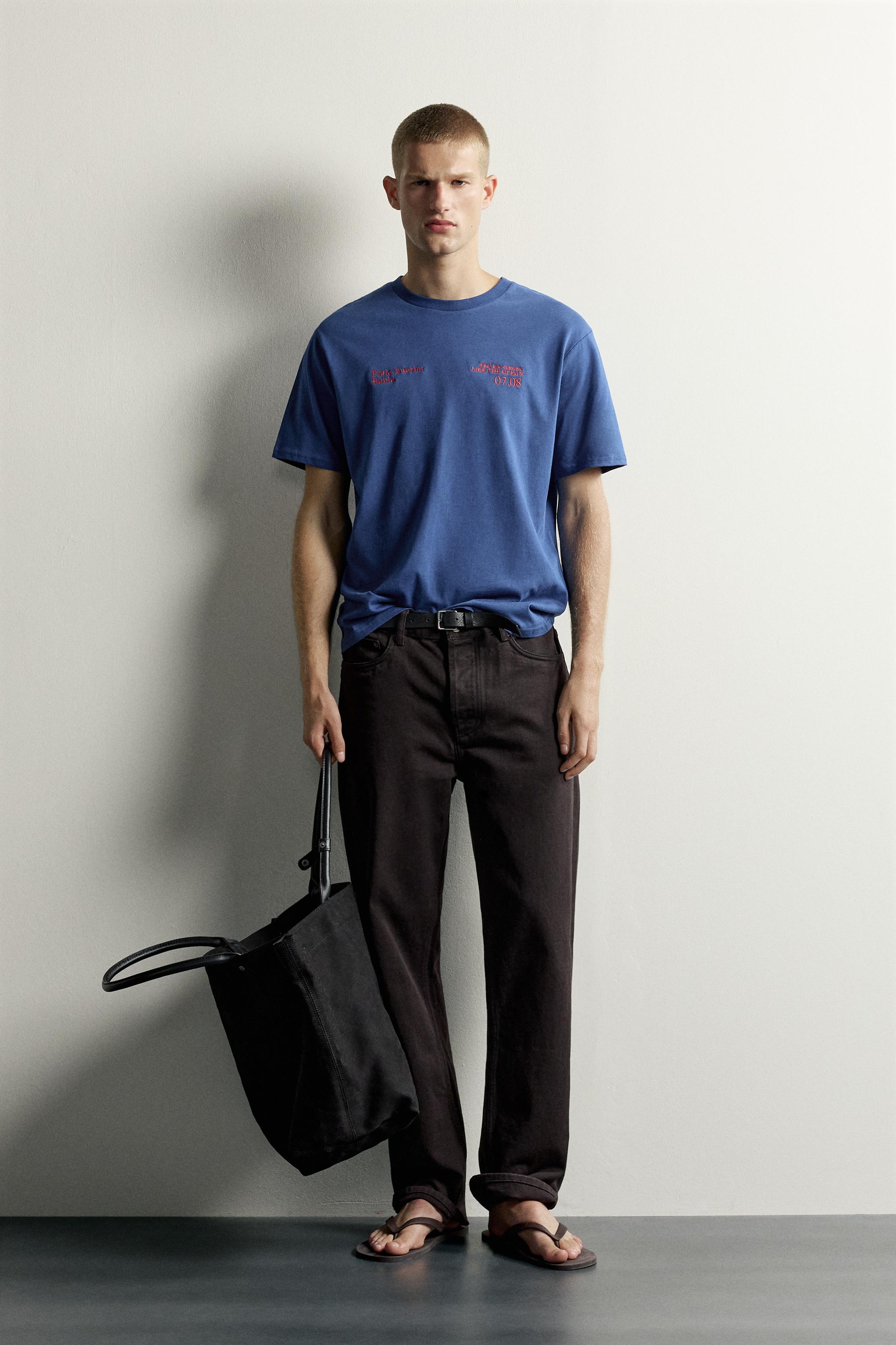 COMBINED EMBROIDERED T-SHIRT